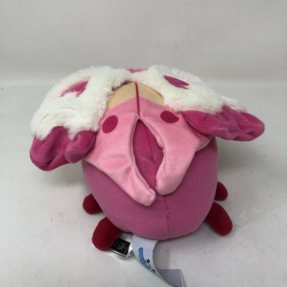 Squishable Mini Lovebug 7" Plush Pink White Heart Wings Soft Bug - Picture 5 of 9